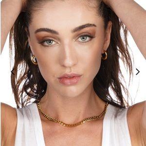 Ellie Vail Liam Cuban Chain Link Necklace